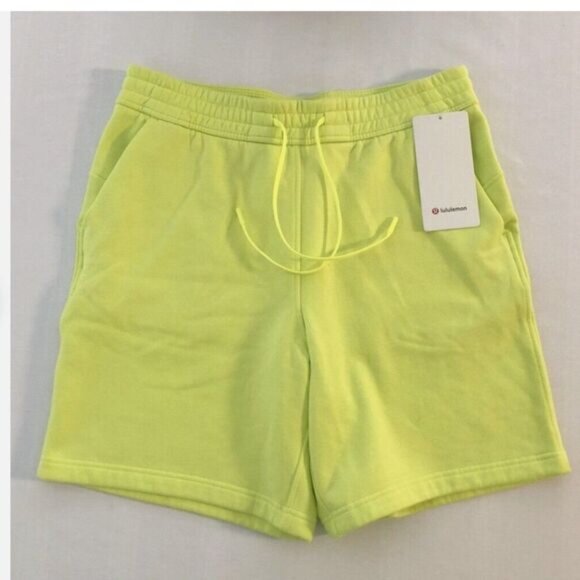 lululemon athletica Pants - LULULEMON Womens LOUNGEFUL High Rise 4” Electric Lemon Shorts Sz 4 SIZE 6 NWT
